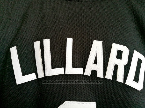 Maglia NCAA Weber State University Damian Lillard #1 Nero